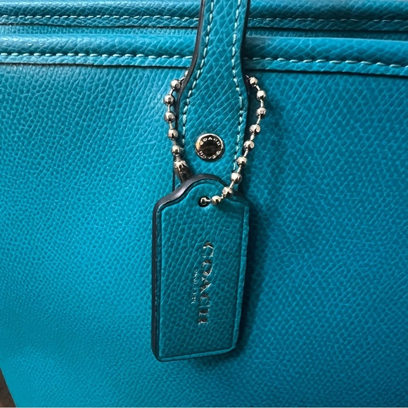 Coach Turquoise leather purse J1647-F36875 - Picture 11 of 16